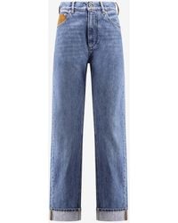 Bottega Veneta - Turned-Up Cuffs Wide-Leg Jeans - Lyst