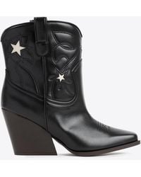 Stella McCartney - Cloudy Alter Mat Star Embroidery Cowboy Boots - Lyst