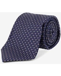 Kiton - Micro Pattern Silk Tie - Lyst