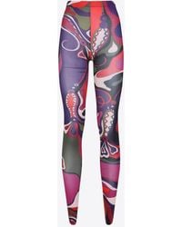 PUCCI - High-Rise Printed Tights - Lyst