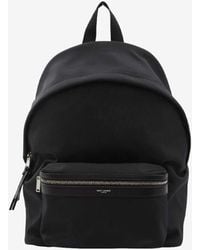 Saint Laurent - City Canvas Backpack - Lyst