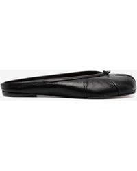 Maison Margiela - Tabi Calf Leather Flat Mules - Lyst