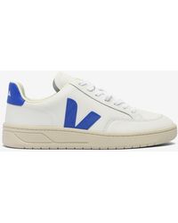 Veja - V-12 Low-Top Leather Sneakers - Lyst