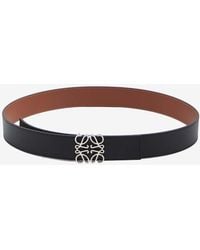 Loewe - Reversible Anagram Leather Belt - Lyst