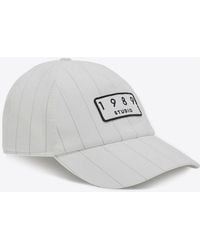 1989 STUDIO - Logo Patch Striped Baseball Cap - Lyst