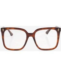 Etro - Tortoiseshell Logo Square Glasses - Lyst