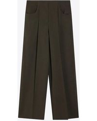 Fendi - Wide-Leg Tailored Pants - Lyst