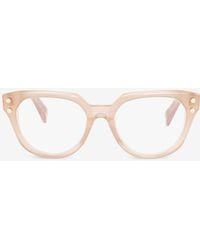 Balmain - Bold Rectangular Glasses - Lyst