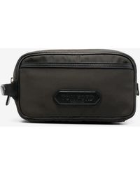 Tom Ford - Logo Patch Leather Pouch Bag - Lyst