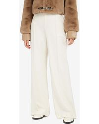 Chloé - Tailored Wool Flared Pants - Lyst