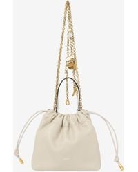Chloé - Mini Icons Chain Shoulder Bag With Charms - Lyst