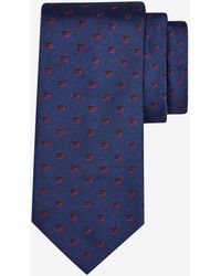 Ferragamo - Two-Tone Gancini Silk Tie - Lyst