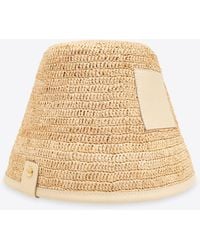 Jacquemus - Le Bob Soli Raffia Bucket Hat - Lyst