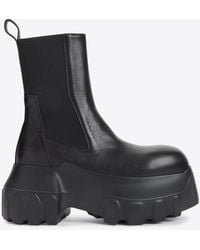 Rick Owens - Beatle Mega Tractor Platform Boots - Lyst