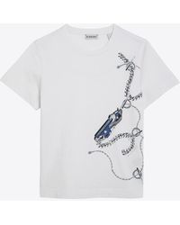 Burberry - Graphic Print T-Shirt - Lyst