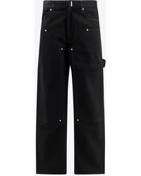 Givenchy - Black Cotton Carpenter Jeans - Lyst