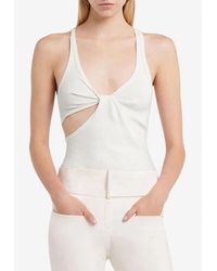 Courreges - 90's Twisted Tank Top - Lyst