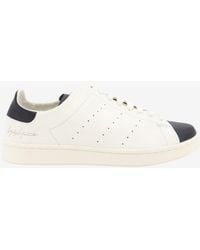 adidas - Y-3 Diagonal Stan Smith Leather Sneakers - Lyst