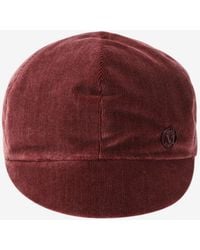 Maison Michel - Emy Corduroy Visor Hat - Lyst