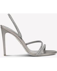 Rene Caovilla - Irina 105 Crystal-Embellished Sandals - Lyst
