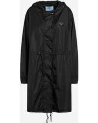 Prada - Triangle Logo Rain Jacket - Lyst