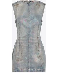 Acne Studios - Coated Mini Dress - Lyst