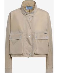 Prada - High-Neck Rain Jacket - Lyst