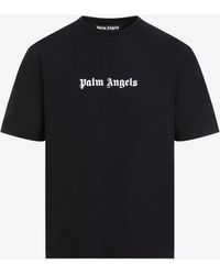 Palm Angels - Logo Short-Sleeved T-Shirt - Lyst
