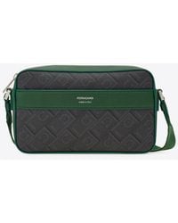 Ferragamo - Gancini Monogram Jacquard Messenger Bag - Lyst
