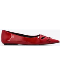 Marc Jacobs - The Kat Pointed-Toe Ballet Flats - Lyst