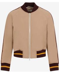 Dries Van Noten - Valory Tape Cropped Bomber Jacket - Lyst