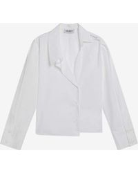 The Attico - Asymmetric Long-Sleeved Shirt - Lyst