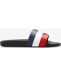 Moncler - Rubber Slides 'Basile' - Lyst