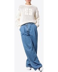 Givenchy - 4G Logo Wool And Cashmere Knitted Sweater - Lyst