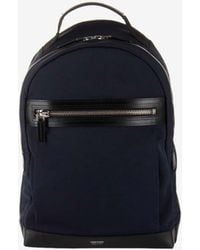 Tom Ford - Backpack With Leather-Trims - Lyst