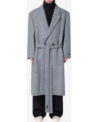 Fear Of God - Wool Double-Breasted Coat - Lyst