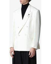 Lardini - Double-Breasted Buttoned Blazer - Lyst