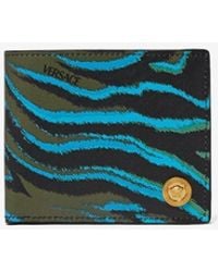 Versace - Tiger Medusa Biggie Bi-Fold Wallet - Lyst