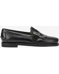 Sebago - Ales Brushed Leather Loafers - Lyst