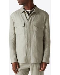 Lardini - Esansel Button-Up Shirt Jacket - Lyst