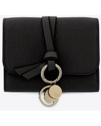 Chloé - Mini Alphabet Tri-Fold Wallet - Lyst