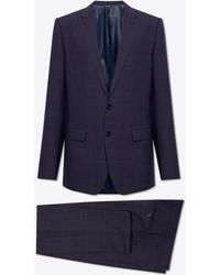 Dolce & Gabbana - Single-Breasted Checked Wool Suit - Lyst