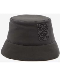 Loewe - Anagram-Embossed Puffer Bucket Hat - Lyst