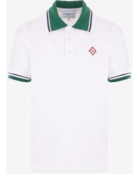 Casablancabrand - Pique Logo Patch Polo T-Shirt - Lyst