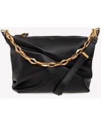 Jimmy Choo - Diamond Hobo Chained Shoulder Bag - Lyst