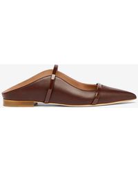 Malone Souliers - Maureen Nappa Leather Flat Mules - Lyst