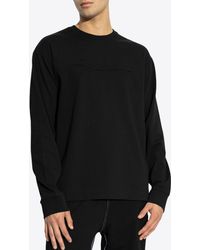 Givenchy - Logo Embossed Long-Sleeved T-Shirt - Lyst