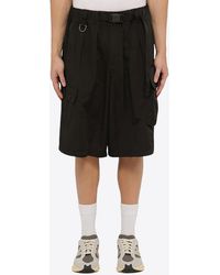 Y-3 - Belted Cargo Shorts - Lyst