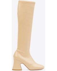 Chloé - Janis 80 Knee-High Faux Leather Boots - Lyst
