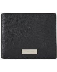 Ferragamo - Logo Bi-Fold Leather Wallet - Lyst